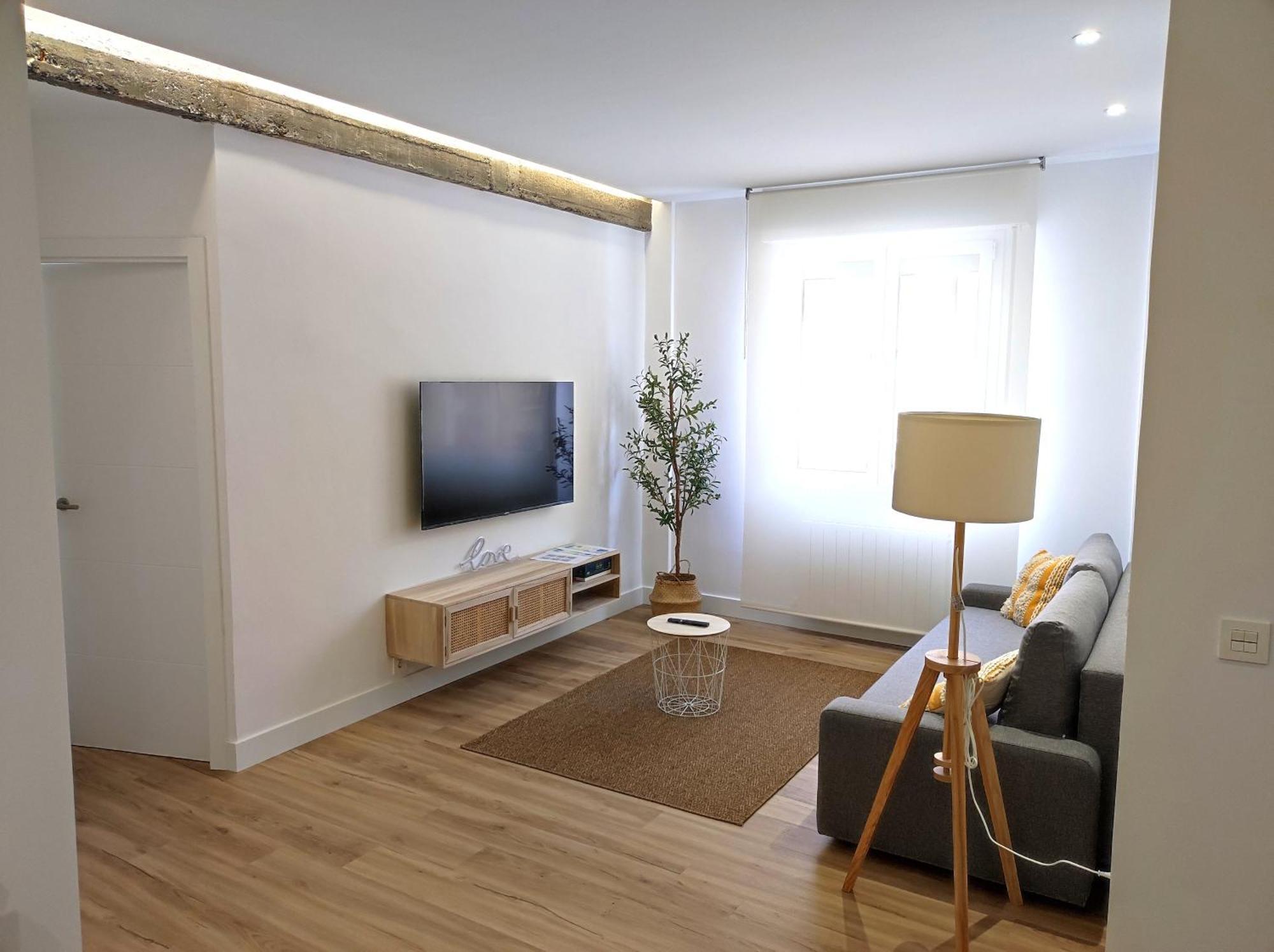Bilbao Urban Loft Apartment Bagian luar foto